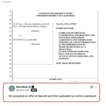 The $7 Million Betrayal: Inside the xAI-OpenAI Trade Secret Theft Case