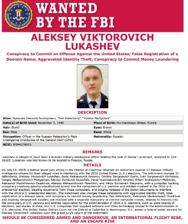 Russian GRU Officer Alexey Lukashev Arrested in Thailand: FBI's Most Wanted Hacker Behind 2016 DNC Breach Faces US Extradition