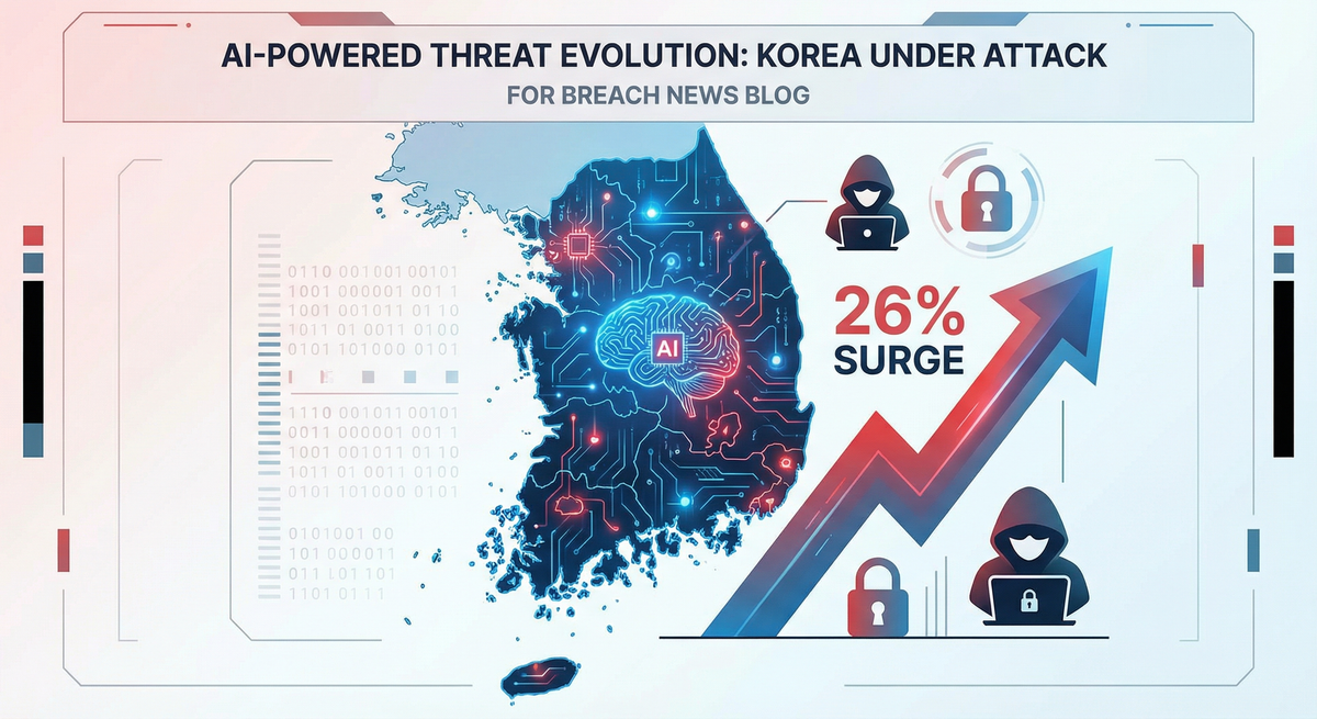 South Korea Reports 26% Surge in Cybersecurity Breaches as AI-Powered Attacks Reshape Threat Landscape