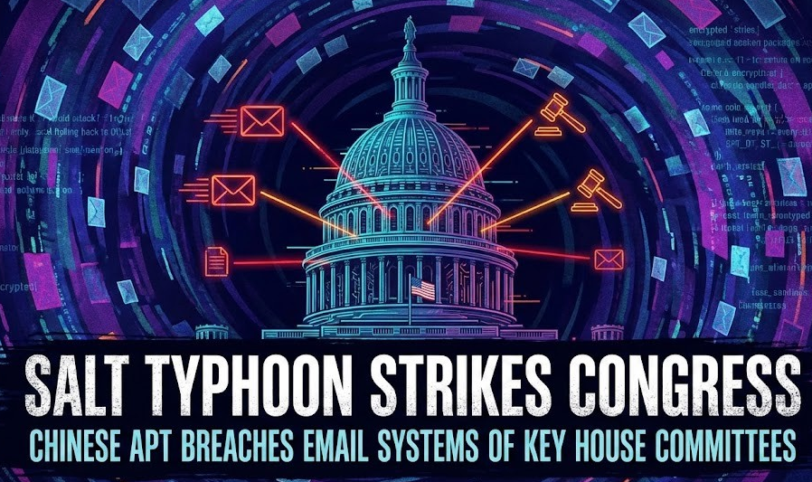 Salt Typhoon Strikes Congress: Chinese APT Breaches Email Systems of Key House Committees